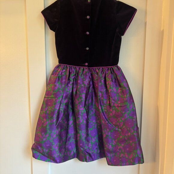 NWT Beautiful Oscar de la Renta Girls Formal Purple Dress size 10Y - Picture 4 of 4